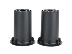 Mali tubo Inversor para Subwoofer 6 10 Polegadas Conexões de Porta com Buraco 71mm em Plástico Abs