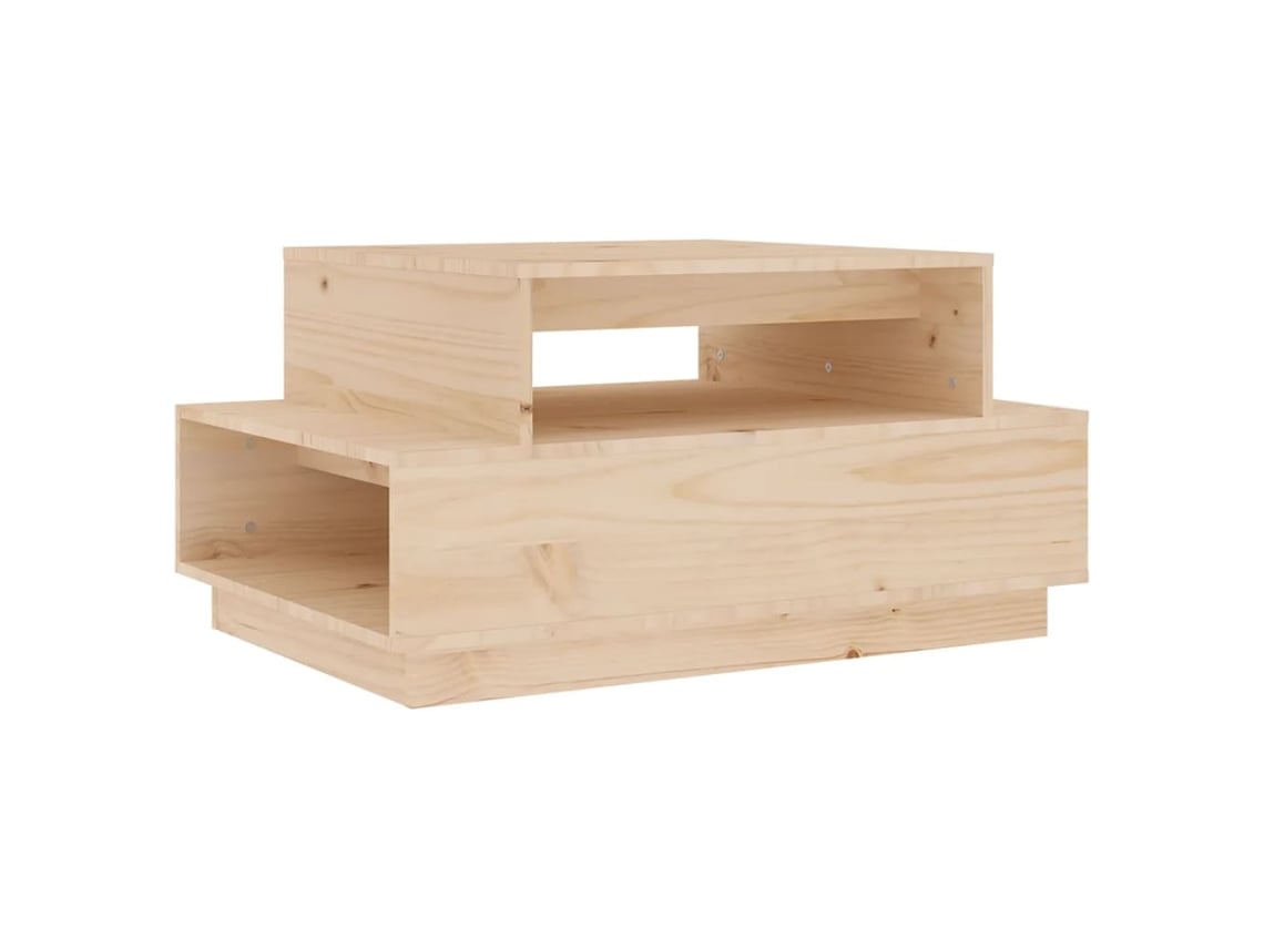 Mesa de centro 80x55x40,5 cm Madera maciza de pino MAISON EXCLUSIVE