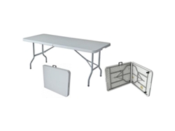Mueble mesa rectangular plegable 183x74x74 cm wx-f-183