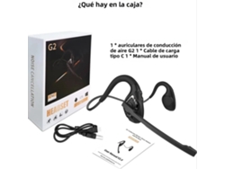 Auriculares Bluetooth Con Micrófono Y Botón De Silencio, Con Diseño Aerodinámico.