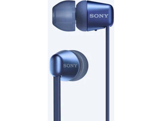 Auriculares Bluetooth SONY Wic310 (In Ear - Micrófono - Azul)