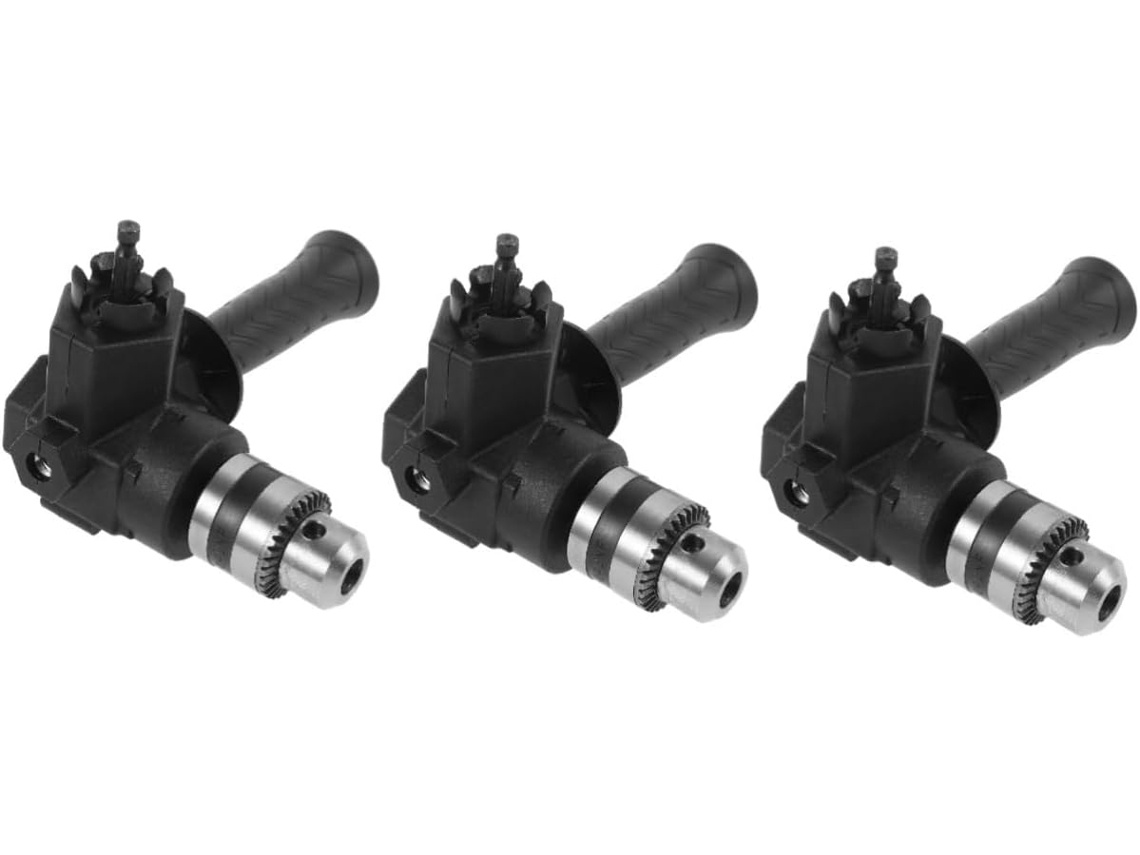 Juego De 3 Adaptadores Angulares Para Taladros Eléctricos Y Accesorios Para Destornilladores Para Proyectos En Espacios Reducidos.