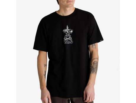 Camiseta de Hombre VANS Sapatos Crazy Eddy Tecido Negro (M)