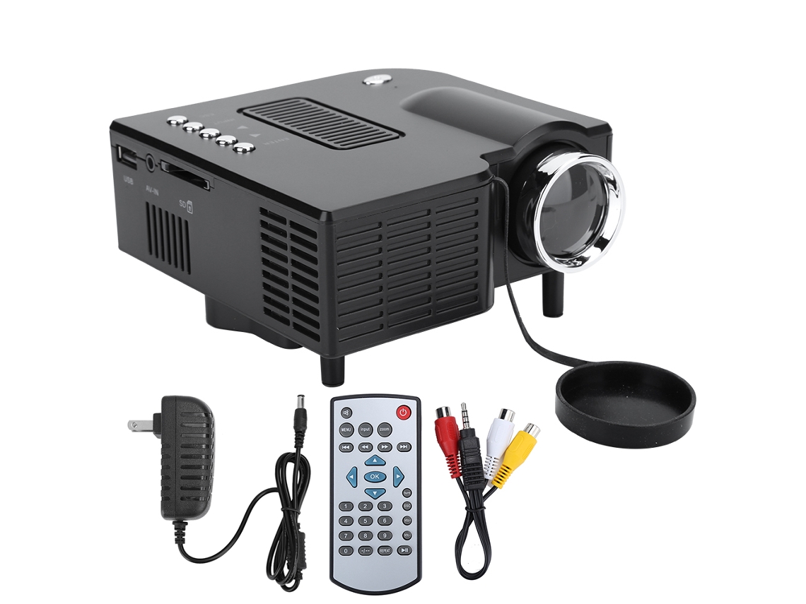 Proyector Mini De Entretenimiento En El Hogar Con Pantalla Led Hd 1080p