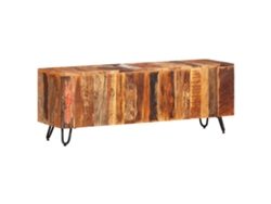Mueble de Armario Tv 110X30X40 Cm Madera Recuperada Maciza