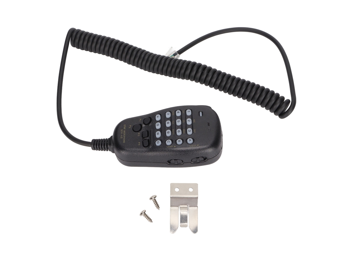 Micrófono Dtmf Con Botón Para Yaesu Mh-48 Mh-48a6j Ft-8800r Ft-8900r Ft-7900r Ft-1807