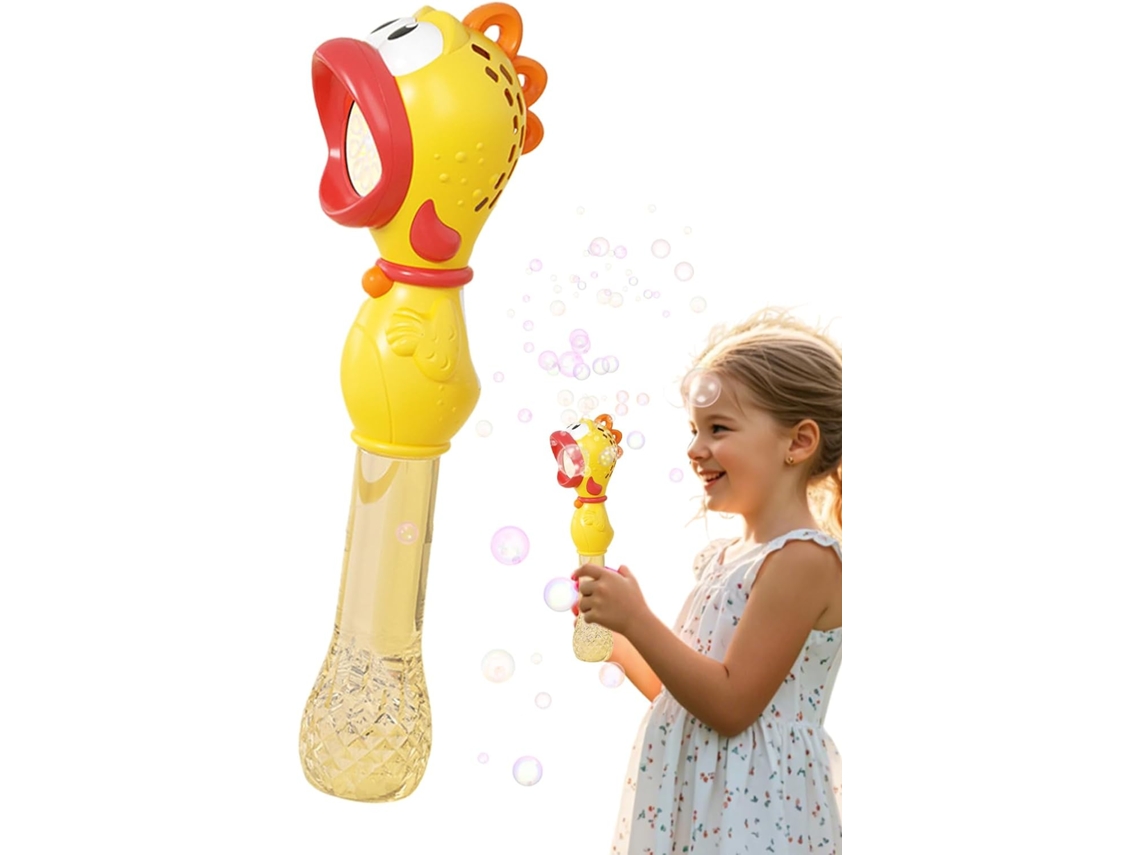 Juguete recargable con forma de pollo para burbujas, para niños de 3 a 5 años, Vayotoy