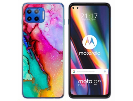 Carcasa Motorola Moto G 5G Plus TUMUNDOSMARTPHONE Dibujos Multicolor