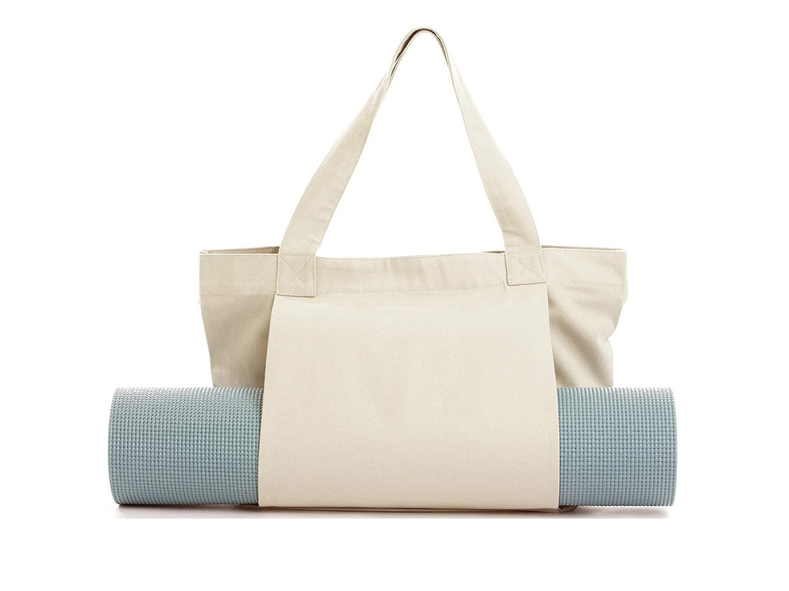 Bolsa de lona para esterilla de yoga para mujer, funda de transporte portátil