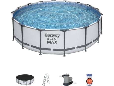 Piscina Tubular BESTWAY 5612Z (con Cartucho - 19480 L - 488x122cm)