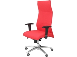 Silla de Escritorio Ejecutiva PYC Albacete XL Rojo con ruedas antiarañazos (Brazos Ajustables - Tejido)