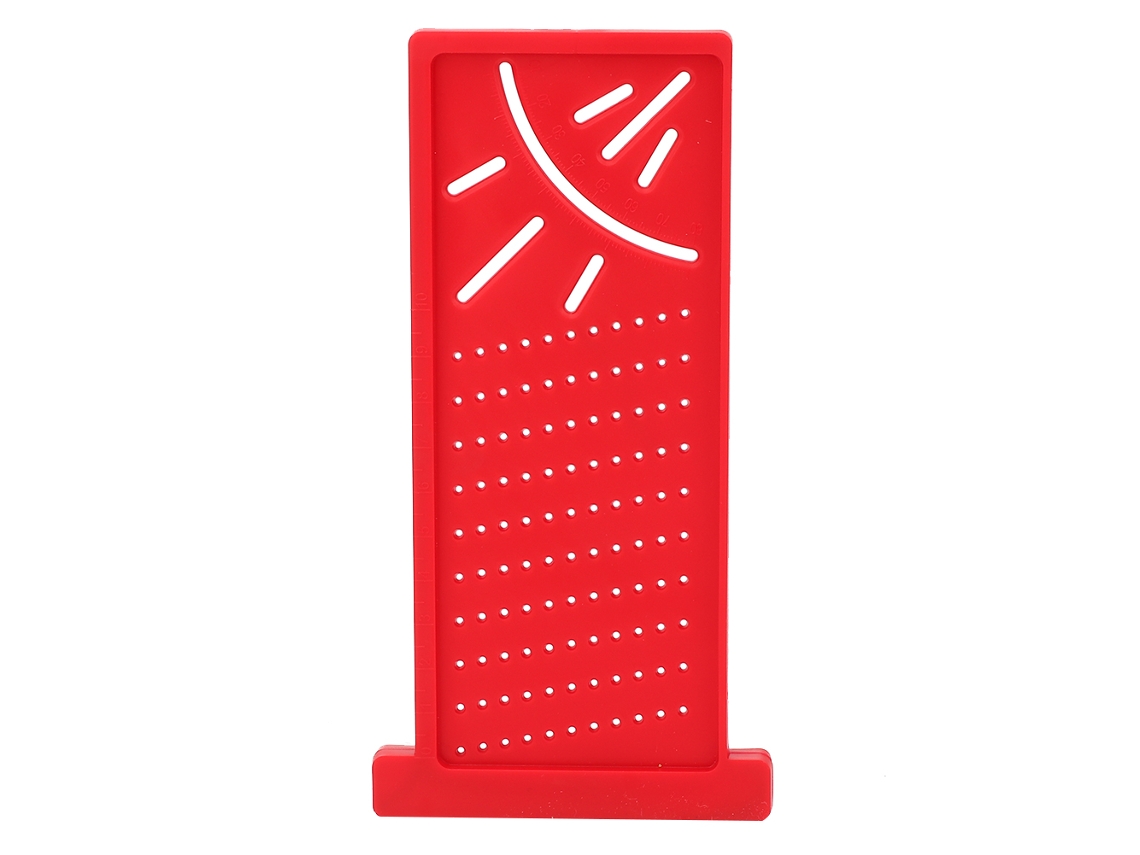 Escuadra En T De Madera Scriba Con Calibre Para Medir Madera (roja)