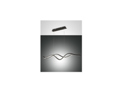 Lámpara colgante LED Sinuo 36W Negro 3666-45-101 FABAS LUCE