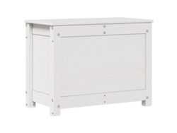 Maison Exclusive - Caja De Almacenaje Madera Maciza De Pino Blanco 60x32x45,5 Cm