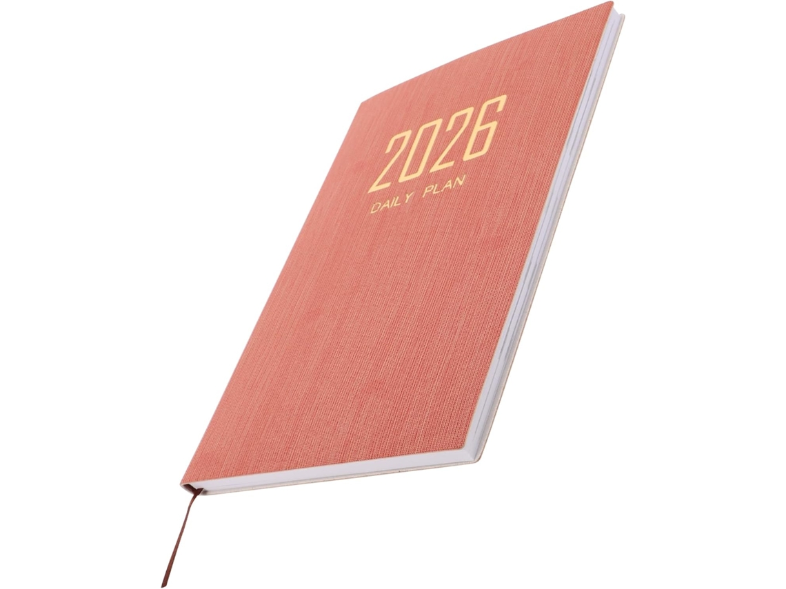 Agenda Slowmoosecaderno con cubierta de piel sintética, estilo académico/diario.