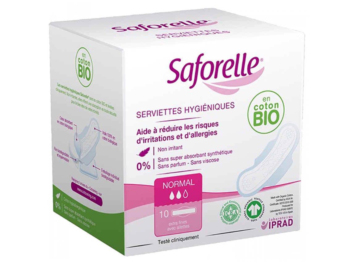 Compresa Compresas Higiénicas Normal 10 Compresas Higiénicas SAFORELLE
