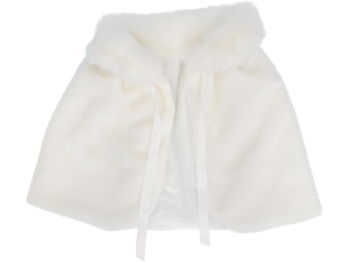 Bufanda De Lana Ciieeo Para Novia, Chal Blanco De Invierno, Capa Gruesa Y Elegante Para Vestido De Novia Y