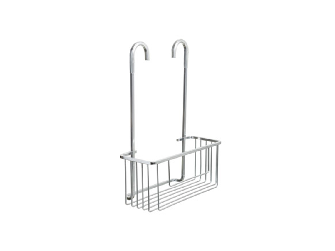 Colgador De Ducha Tatay Aluminio Sin Taladro Con Drenaje Y Soporte 8 Kg 28 X 12,8 X 38,5 Cm