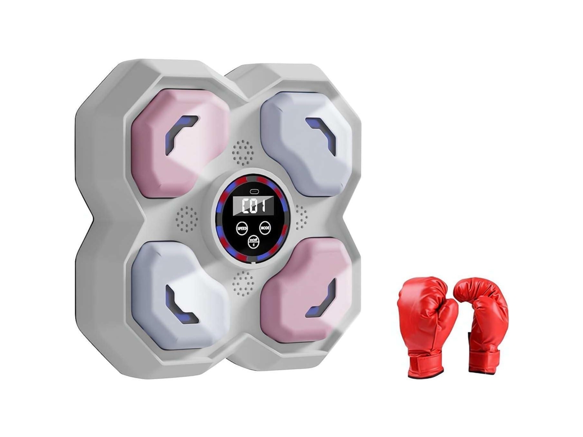 Tras el montaje de la máquina de boxeo Mdug, se la comparó con un blanco de boxeo electrónico musical.