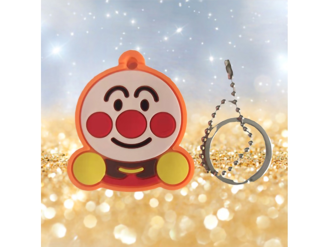 Llavero animado 3D Baok Drunk Macia Anpanman con capa protectora de doble cara para llaves y bolsos.
