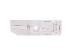 Calibrador De Soldadura De Filete De Acero Inoxidable Para Inspección De Soldaduras, Calibre De Regla Para Pruebas.