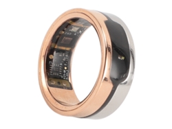 Anillo inteligente de salud con base de carga impermeable de 17,4 mm en oro rosa y plata