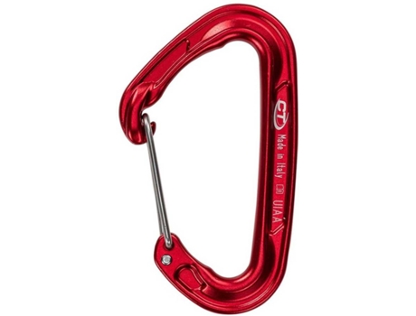 Mosquetón de Escalada CLIMBING TECHNOLOGY Fly Weight Evo (Rojo - Talla Única)