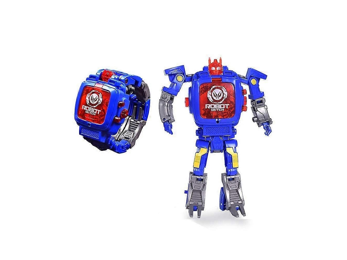 Relógio Infantil Creative Robot Transformers, Relógio Digital Grande Para Meninos De 2 A 14 Anos, Azul, 2024 Ping