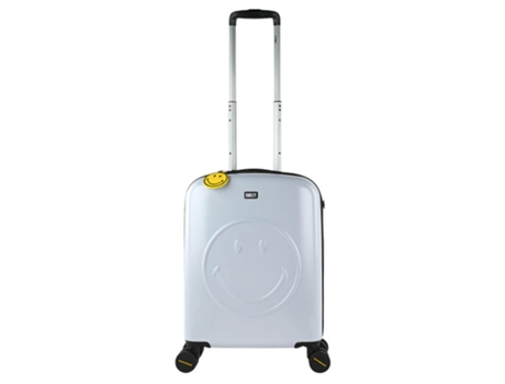 Maleta de Cabina TROLLEY Rodas Smiley Originals Negro (55 cm)