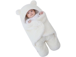 Saco Dormir Oso Bebé Eifson Suave Hipoalergénico 9 Meses 48x78cm (blanco)