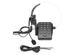 Telefone Fio Com Fone De Ouvido Omnidirecional Microfone Para Call Center Escritório Home