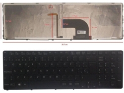 Teclado Negro Retroiluminado para Sony Sve15 Y Sve17 Series