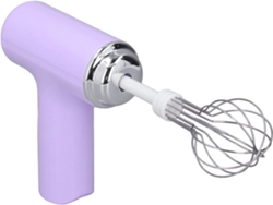 Batidora De Mano Inalámbrica, Batidora Eléctrica De Mano De Amplia Aplicación, Ligera Y Fácil De Usar Con 2 Piezas Para Mezclar.
