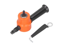 Anexo De Parafusadeira Para Corte De Metal Nibbler De Cabeça Dupla Ajustável 360° Versátil