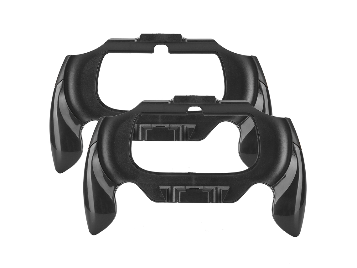 2 Soportes Para Mando De Juegos Para Sony Psv2000 Psvita, Color Negro, Abs.