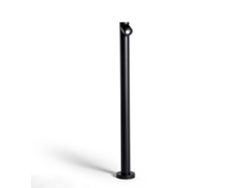 Baliza Exterior Led 6w Superficie Pie 80cm Aluminio Rihard Preto