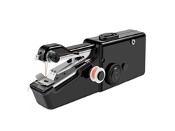 Máquina de coser portátil DIY, sastrería hecha a mano, adecuada para viajes, hogar y principiantes, color negro Cuich
