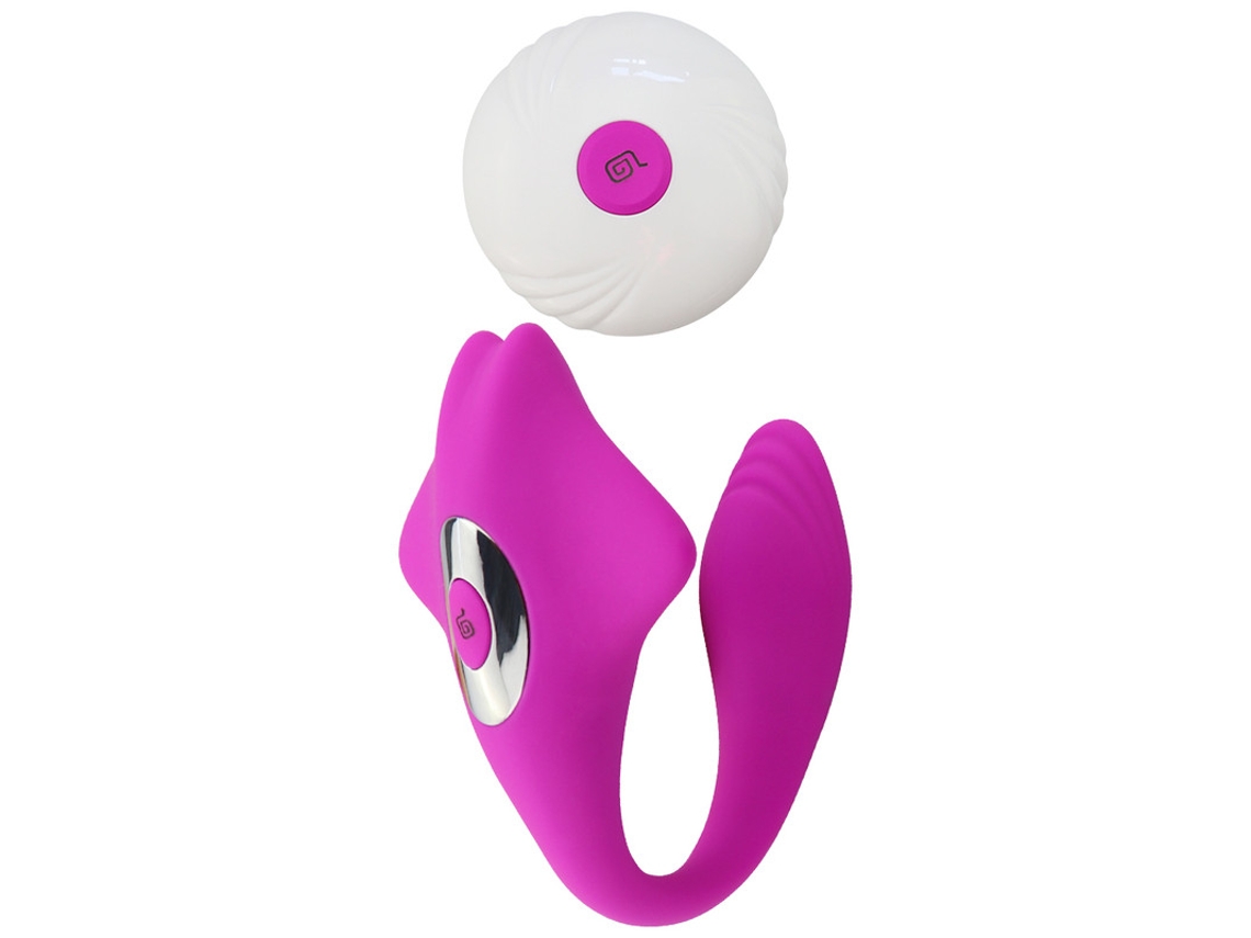 Vibrador De Masaje Porttil Con Control Remoto Inalmbrico De 10 Frecuencias Para Mujeres (prpura)
