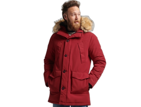 Sudadera con Capucha SUPERDRY Everest Piel Rojo (2XL)