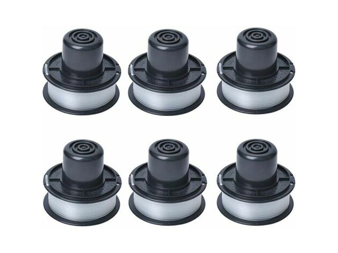 Bobina De Hilo A6226 Compatible Con Cortacésped Automático Black And Decker Gl250 Gl310 Gl360, 6m, 6 Piezas