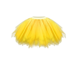 Falda Tutú Corta Elástica De Malla Y Tul Estilo Princesa Para Mujer, Ideal Para Baile De Adultos - Tllrock