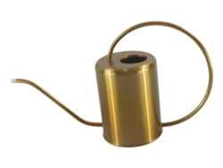 Regadera para bonsáis de latón y acero inoxidable cepillado