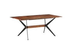 vidaXL Mesa de comedor de madera maciza de mango 180x90x76 cm