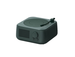 Altavoz portátil Bluetooth retro Gertiz X17 compatible con Bluetooth, entrada auxiliar y tarjeta TF para decoración del hogar y regalos de cumpleaños, color verde.