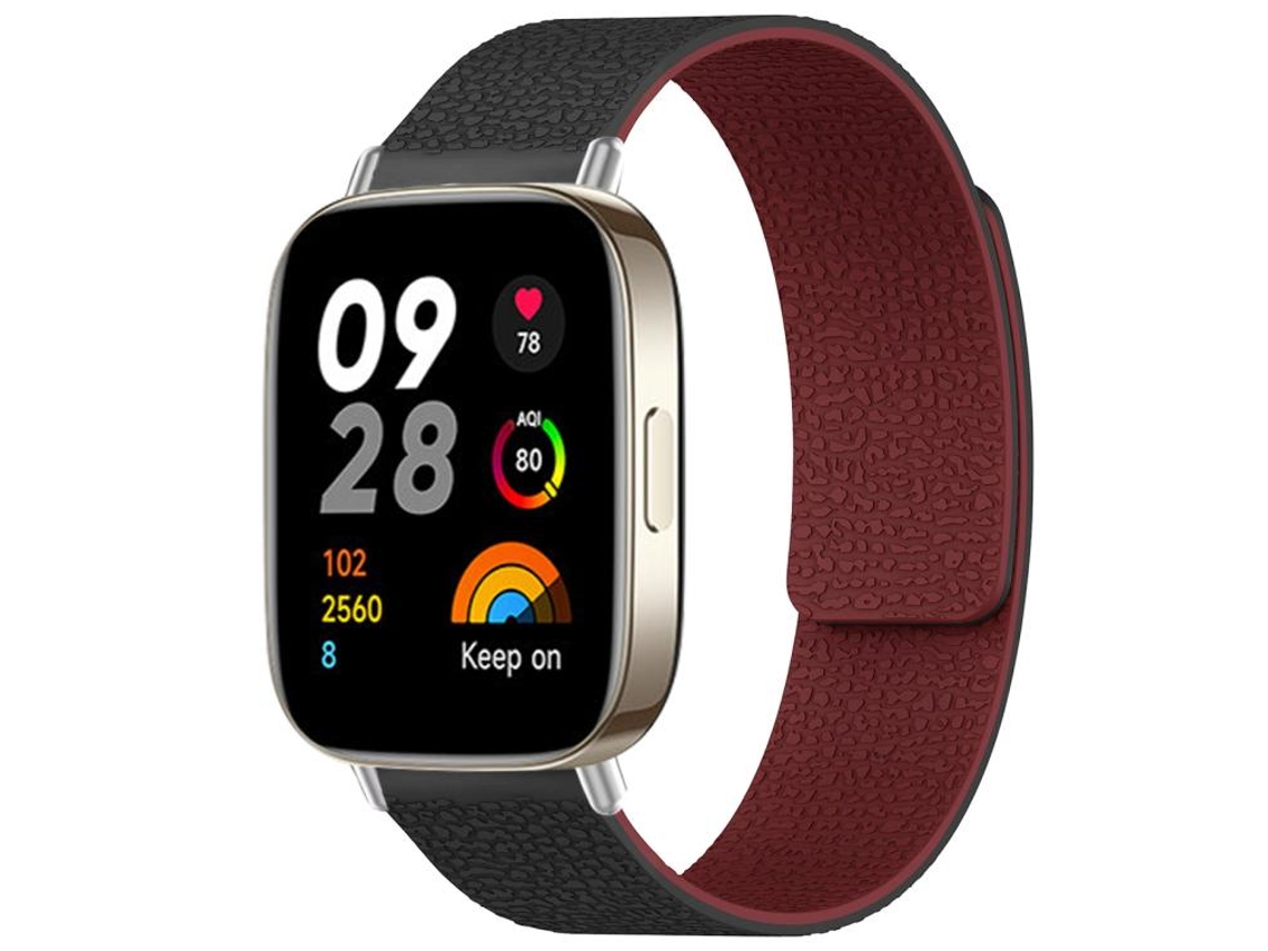 Correa para Redmi Watch 3 - Silicona magnética - Textura de lichi