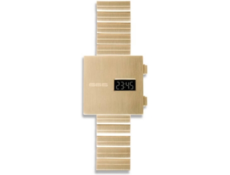 Reloj Digital 666 BARCELONA Mujer (Acero Inoxidable - Dorado)