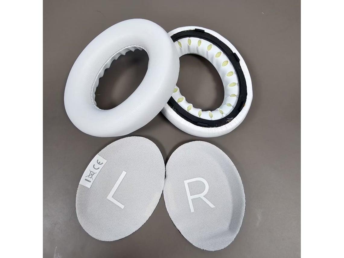 Almohadillas para auriculares Bose NC 700, espuma suave, piel de oveja blanca.