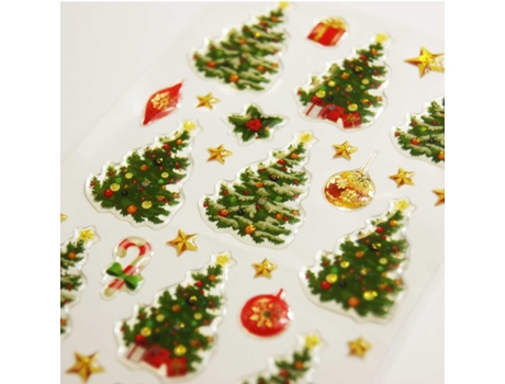 Pegatinas tradicionales para el árbol de Navidad