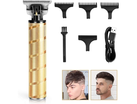 Cortapelos para hombres recortadores de pelo sin huecos recortadores para corte de pelo cortapelos inalámbricos recortadores de perfil en T imperme...