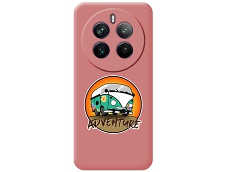 Funda Diseño Adventure para Realme 12 Pro 5G / 12 Pro Plus 5G TUMUNDOSMARTPHONE Silicona Líquida Rosa